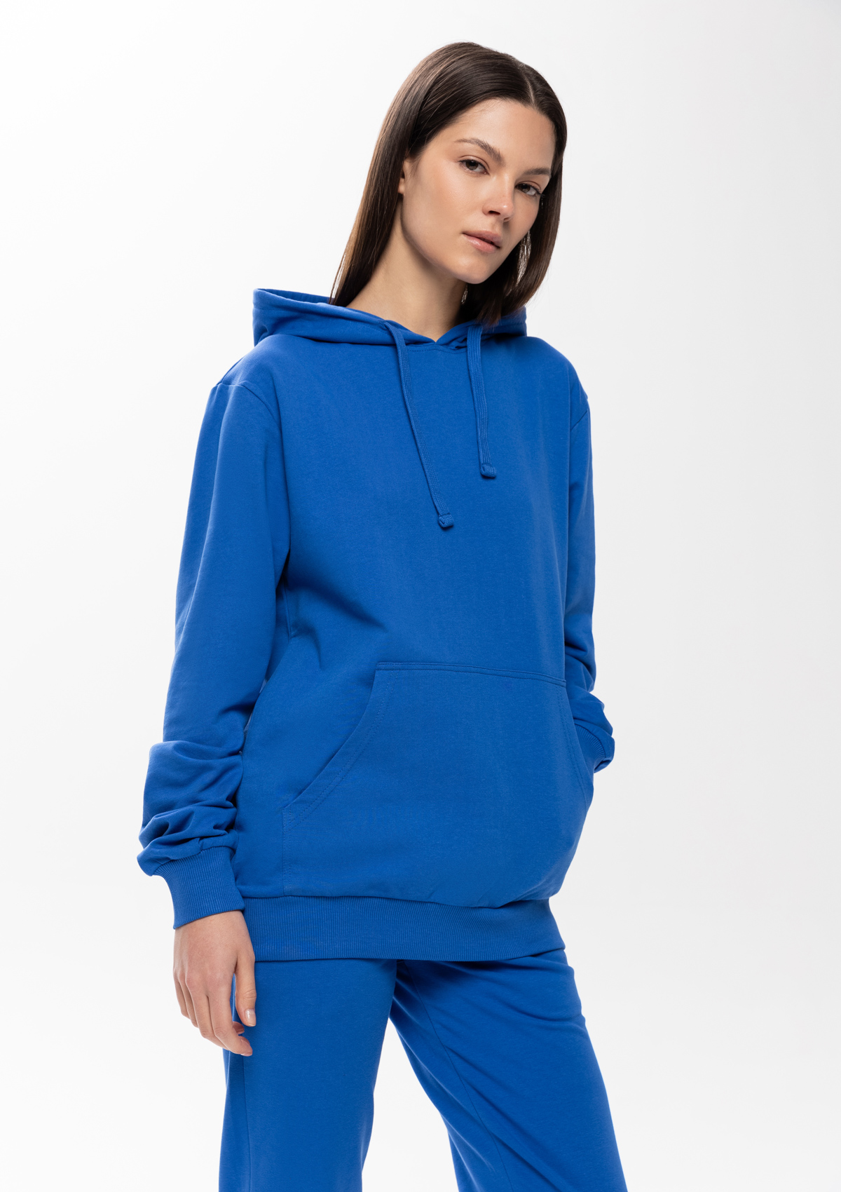 Худи унисекс STAN футер без начёса 260, 23, Синий,  (16/1)  (54/XXL)