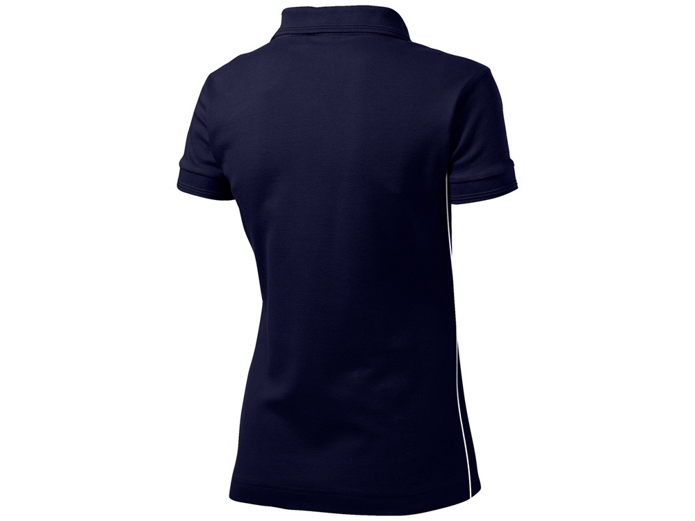 Рубашка поло Backhand женская, темно-синий/белый