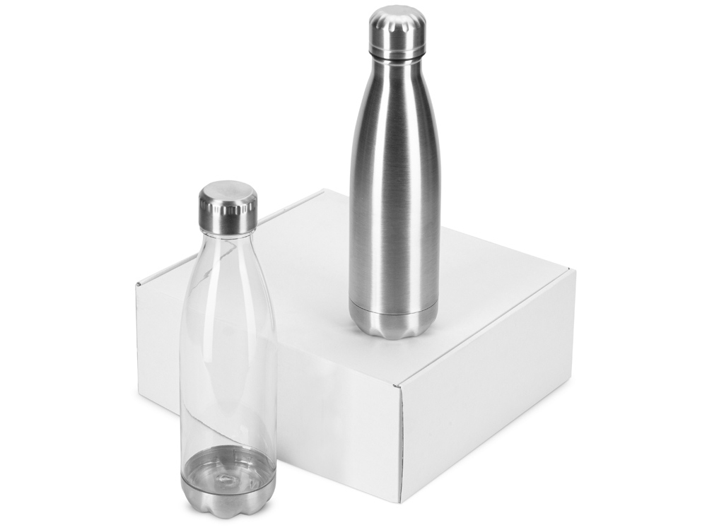 Подарочный набор с термосом и бутылкой Bottle set с логотипом  | Print Logo