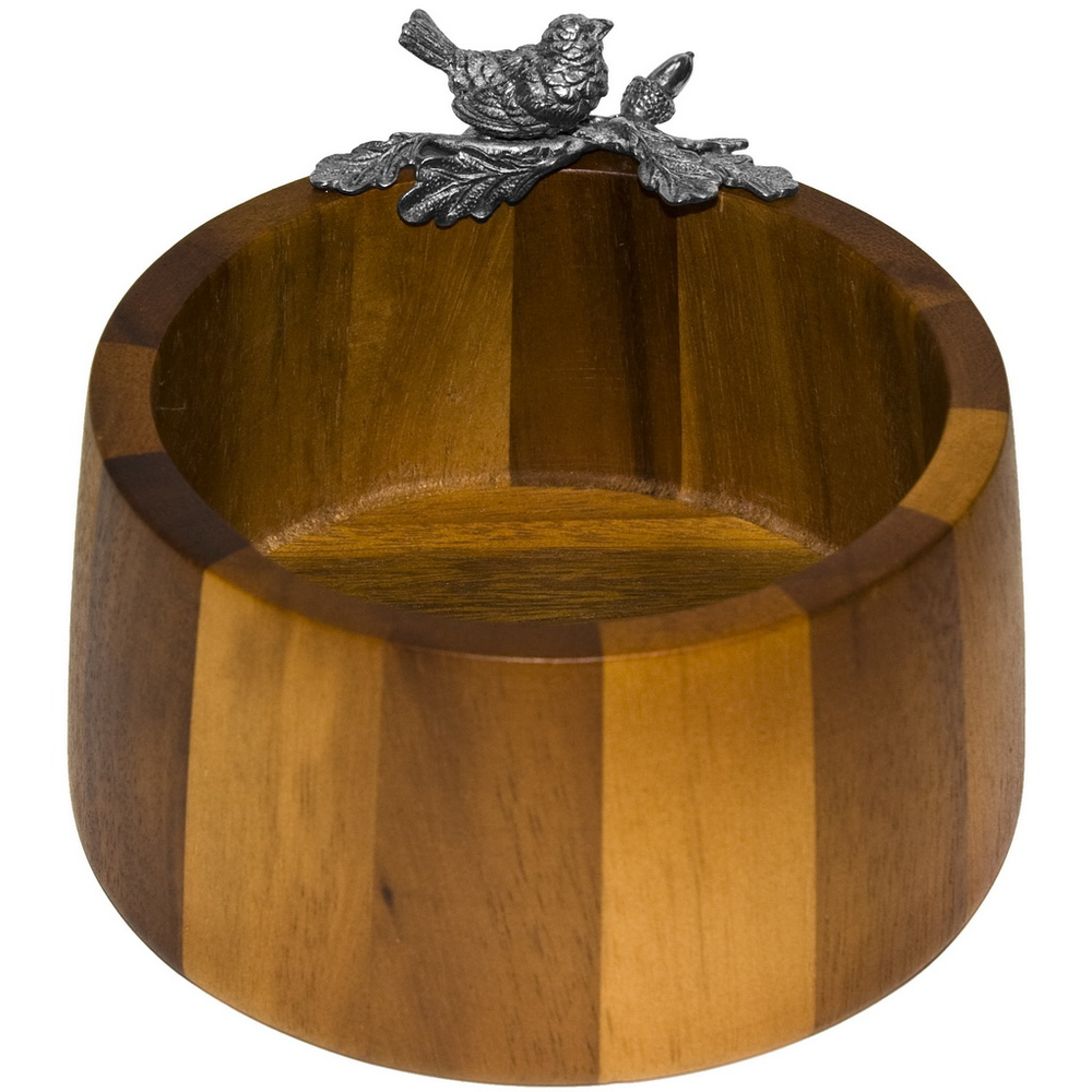 Орешница-конфетница «Певчая птичка» с логотипом Vagabond | Print Logo