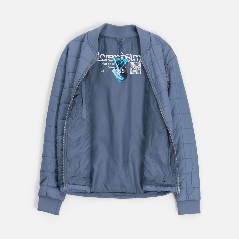 Куртка унисекс Warmbridge, синяя (джинс), размер M