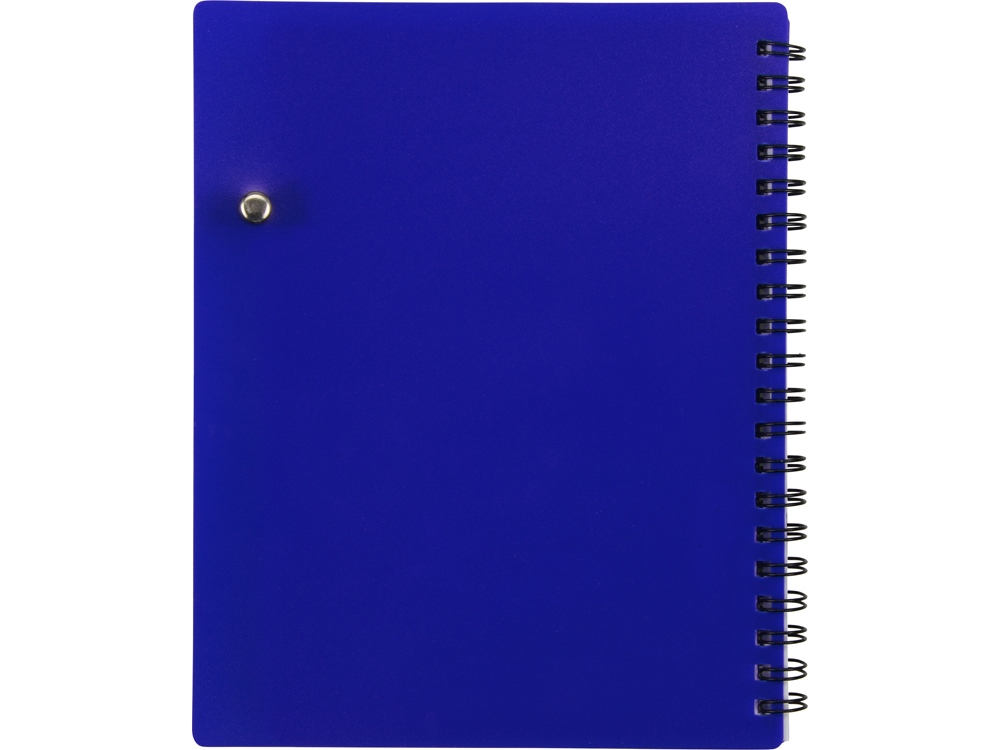 Блокнот Контакт с ручкой, синий (Р)