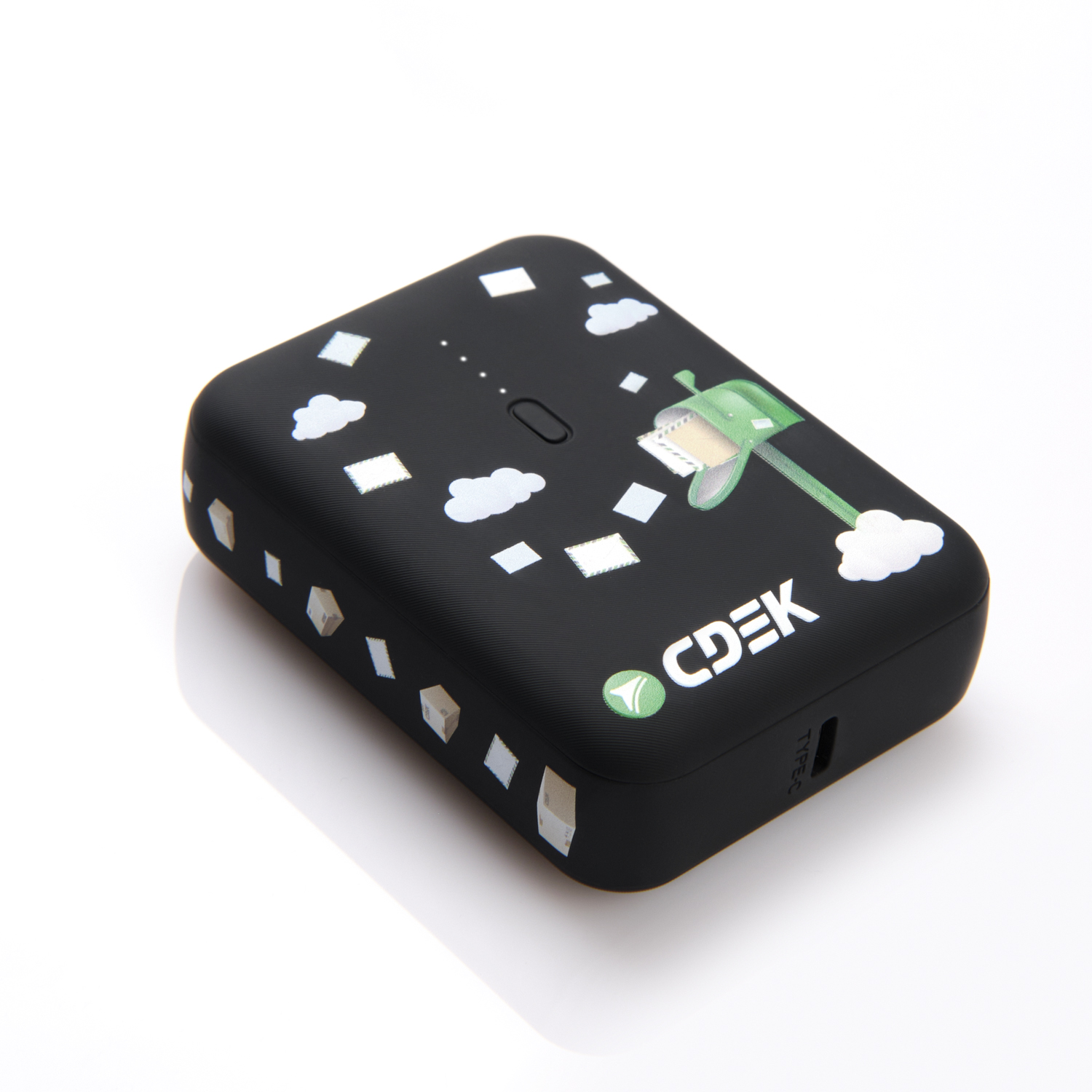 Внешний аккумулятор с функцией быстрой зарядки Формула (Formula) 10000 mAh, синий фото на сайте Print Logo.