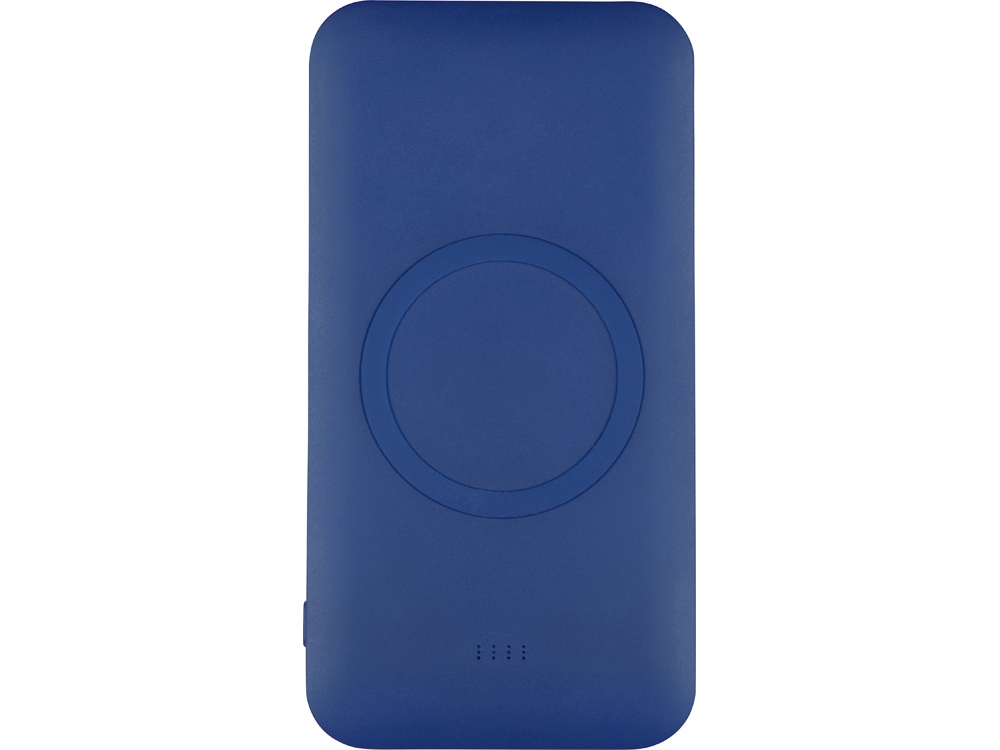Портативное беспроводное зарядное устройство Impulse, 4000 mAh, синий