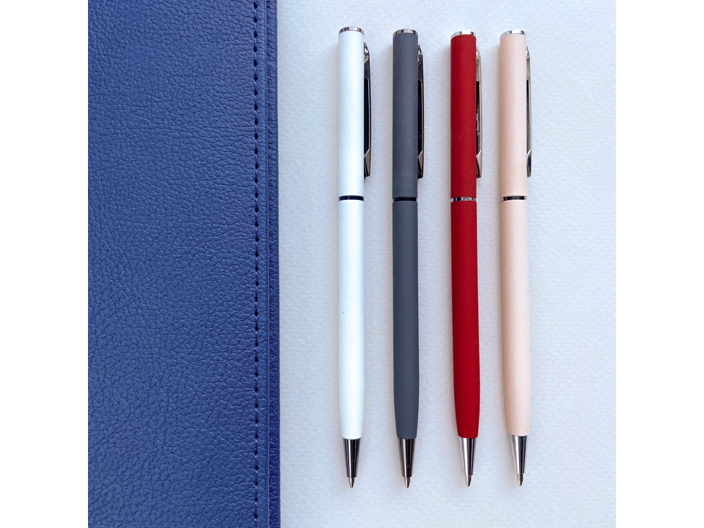 Ручка шариковая автоматическая BrunoVisconti® PALERMO цвет корпуса графитовый, soft-touch, 0.7 мм