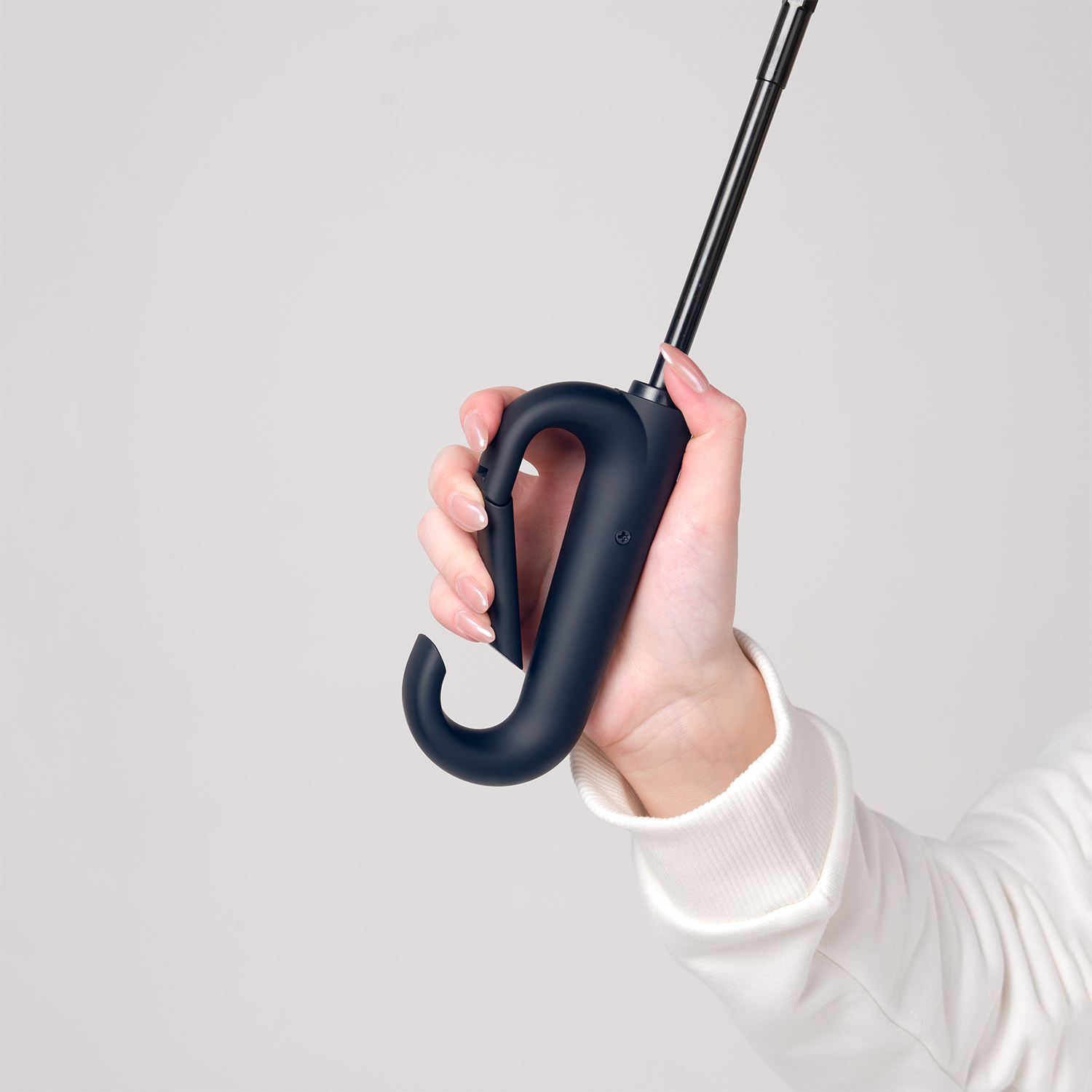 Зонт складной Азимут (Azimut), бежевый фото на сайте Print Logo.