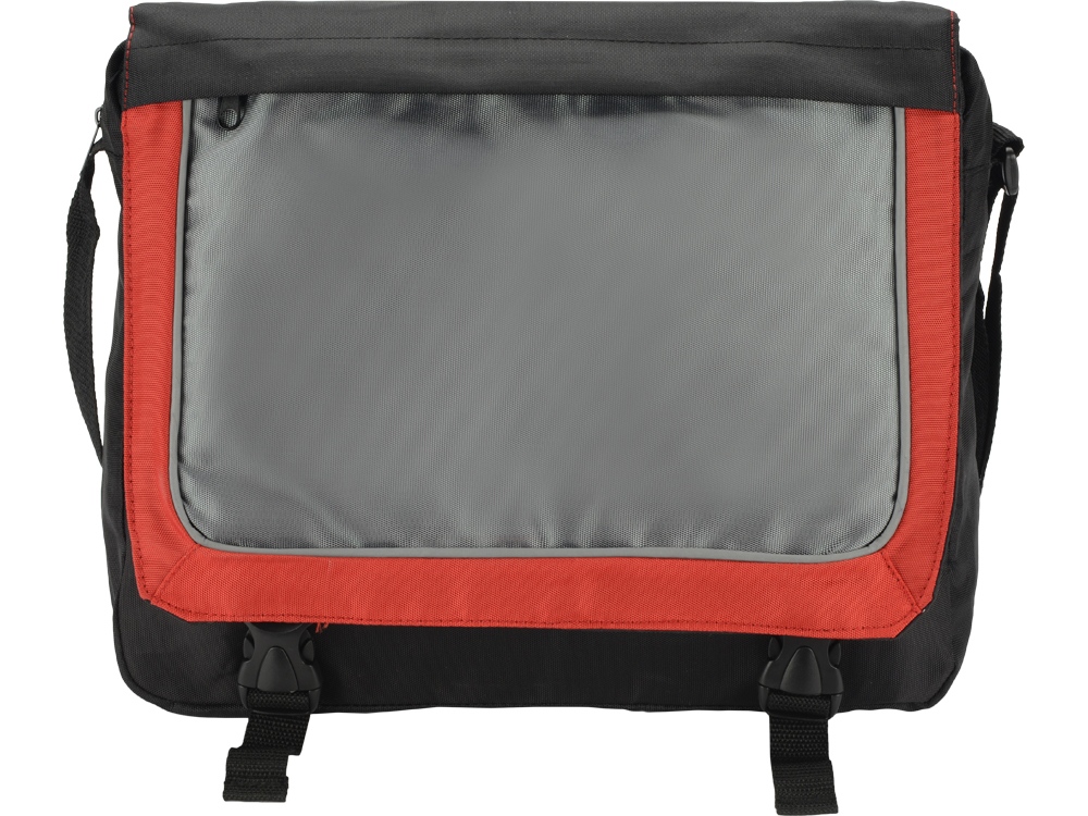 Сумка для документов Грей, серый/ красный