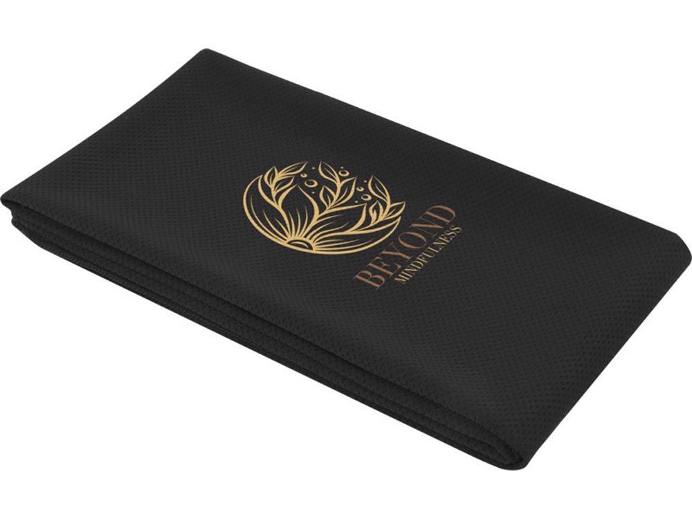 Althea спортивное полотенце 50х100 см - сплошной черный