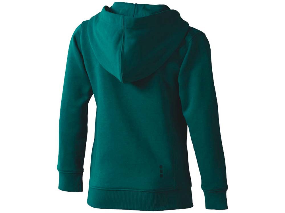 Толстовка Arora детская с капюшоном, изумрудный