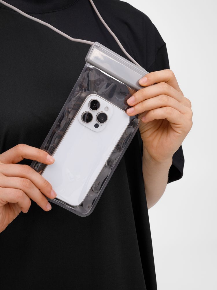 Водонепроницаемый чехол для телефона Aqualock с логотипом  | Print Logo