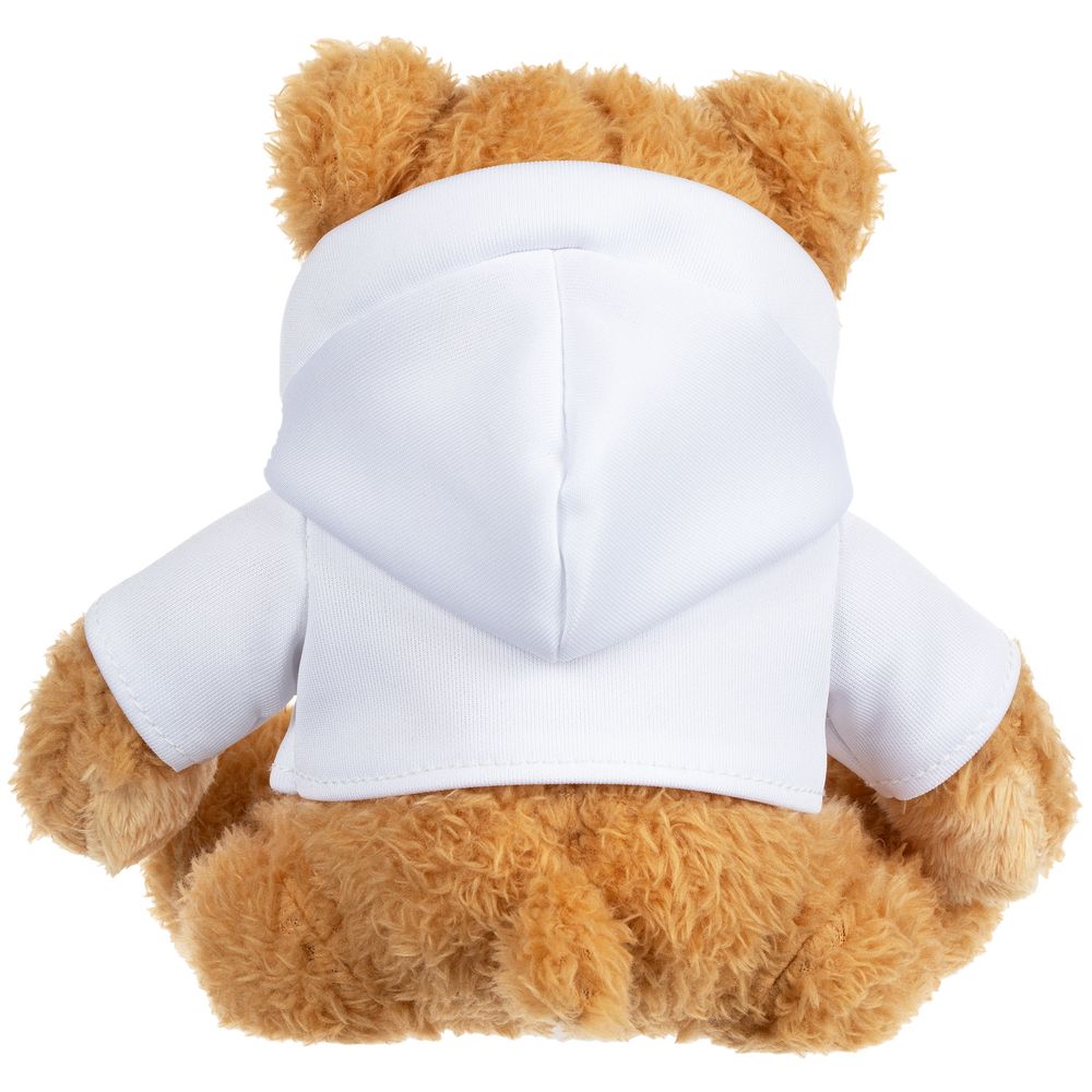 Мягкая игрушка «Мишка Cuddleton» в белом худи фото на сайте Print Logo. 