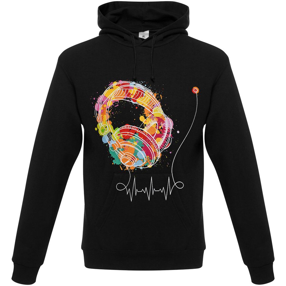 Толстовка Feel The Beat — пример нанесения логотипа (CoolColor) | Print Logo