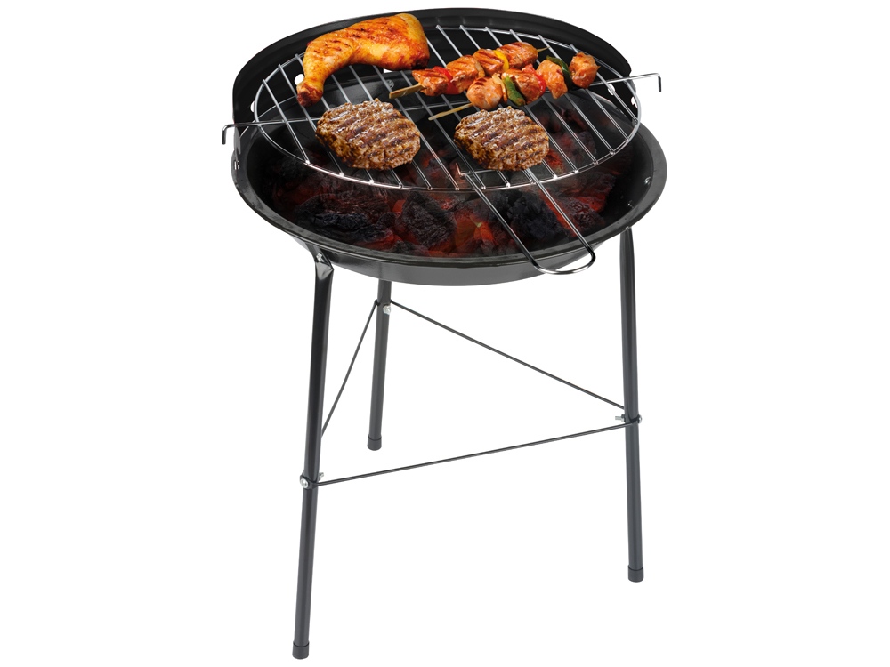 Угольный гриль на ножках Picnic с логотипом  | Print Logo