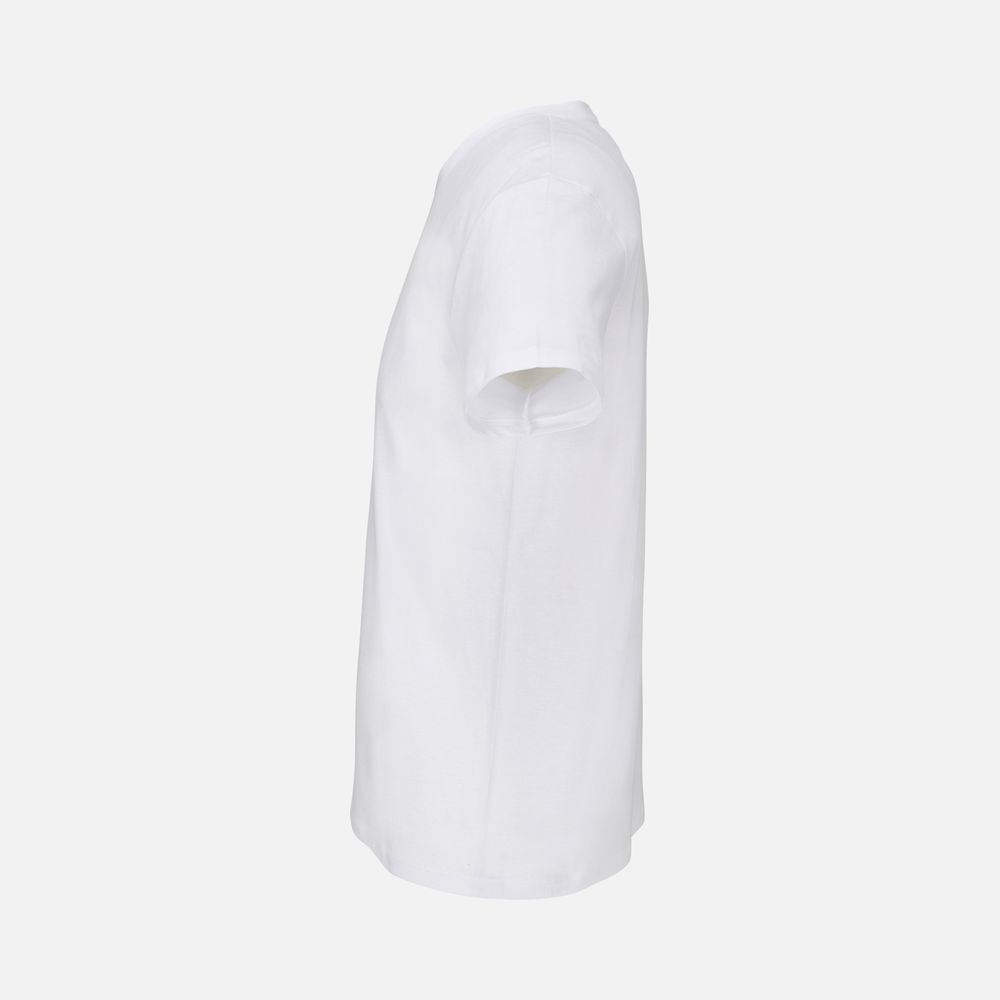 Футболка унисекс Regent с V-образным вырезом, белая, размер 3XL