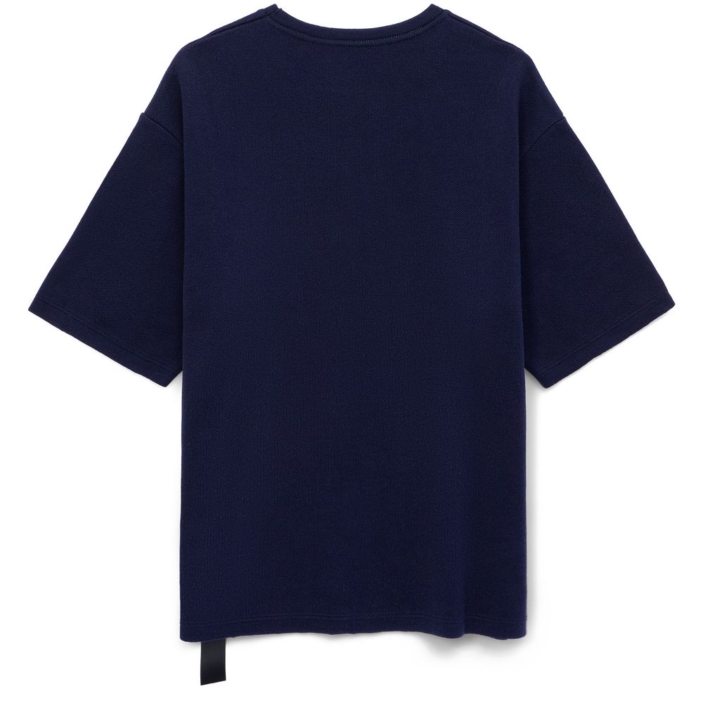 Джемпер с коротким рукавом Siluetti Volumica, темно-синий, размер XS/S