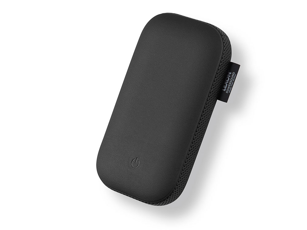 Внешний аккумулятор с беспроводной колонкой Powersound с логотипом LEXON | Print Logo