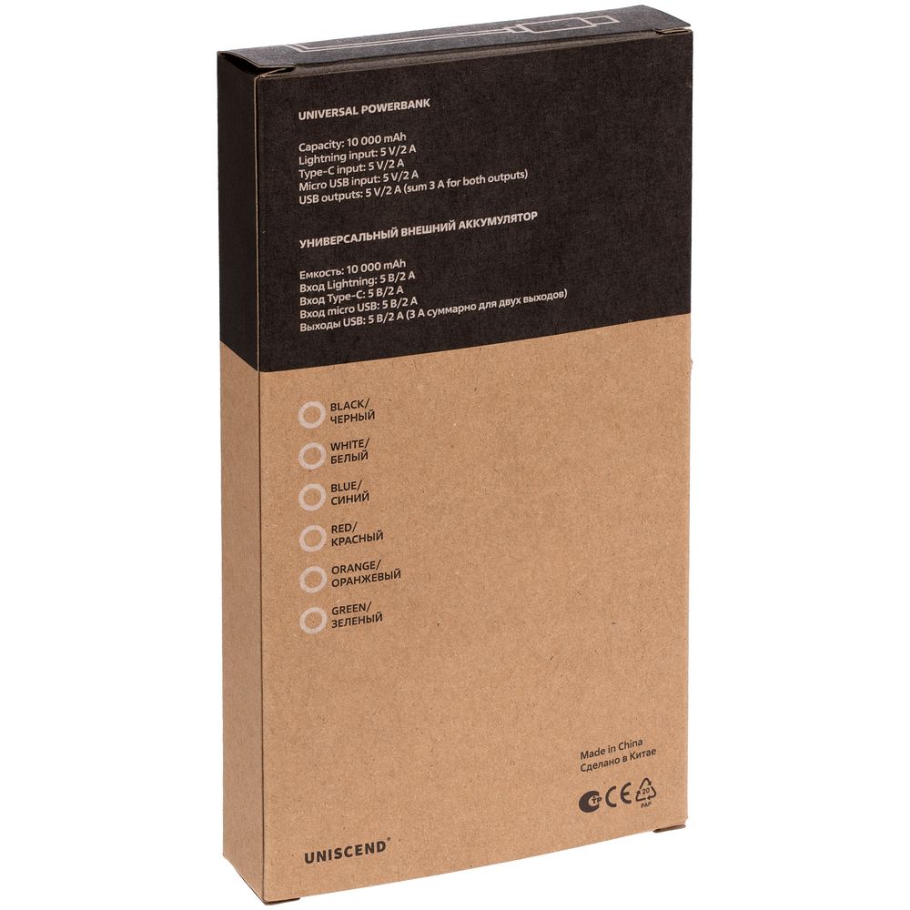 Аккумулятор Uniscend All Day Type-C 10000 мAч