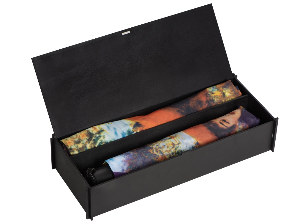 Набор Ренуар. Терраса: платок, складной зонт с логотипом  | Print Logo