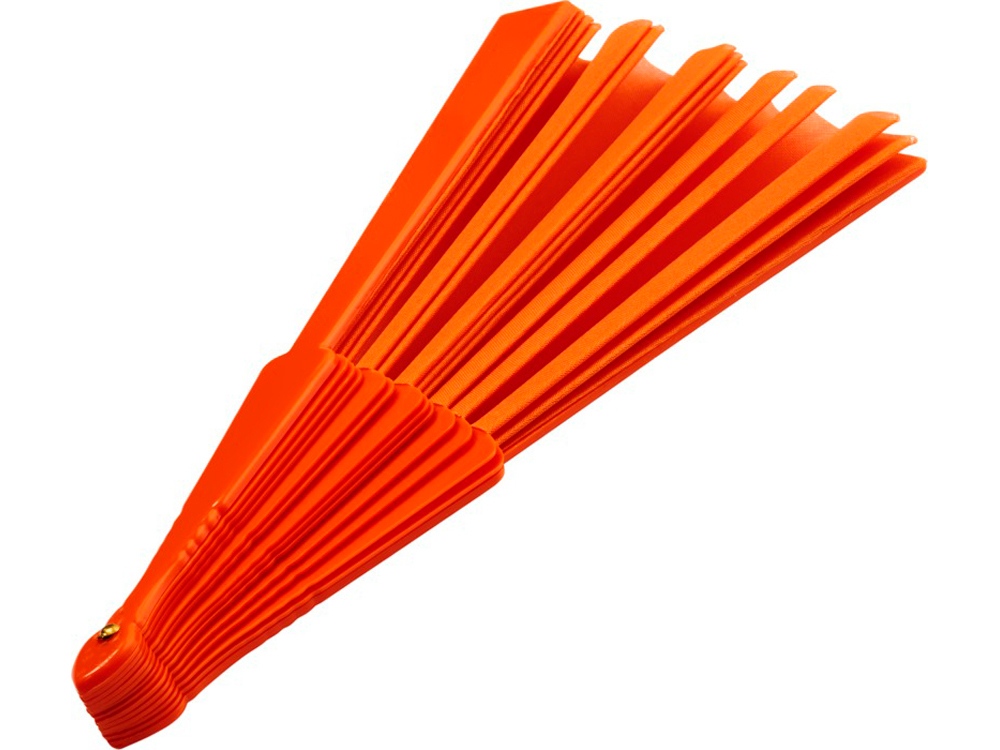 Складной ручной веер Maestral в бумажной коробке, оранжевый