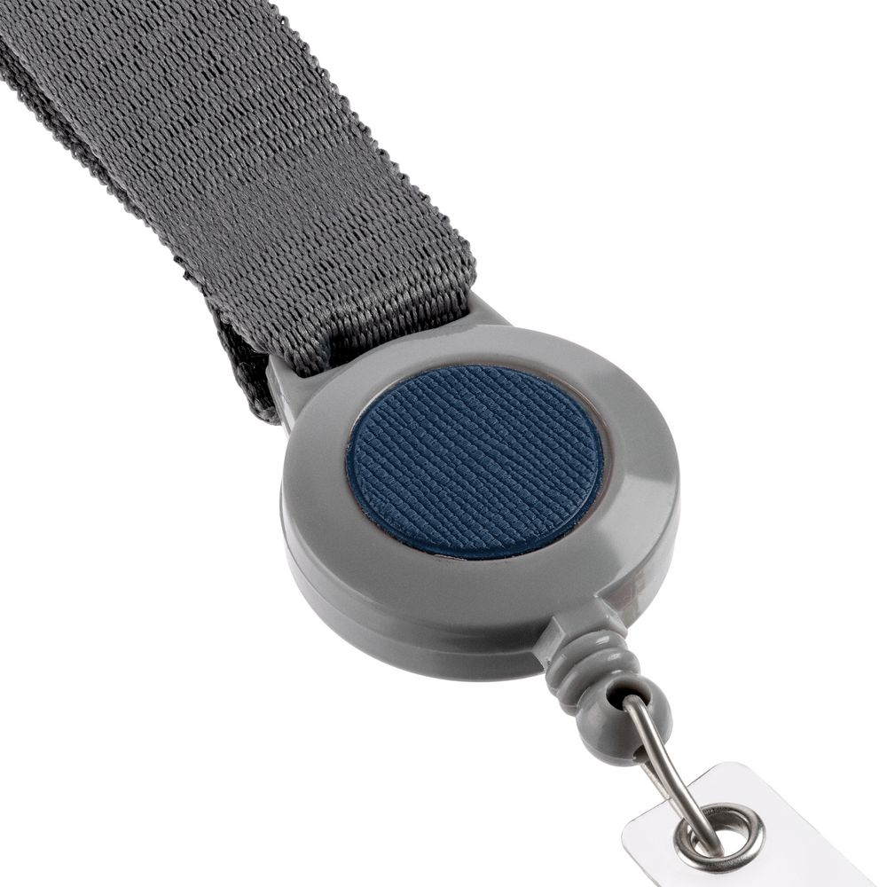 Чехол для пропуска с лентой и ретрактором Devon фото на сайте Print Logo.