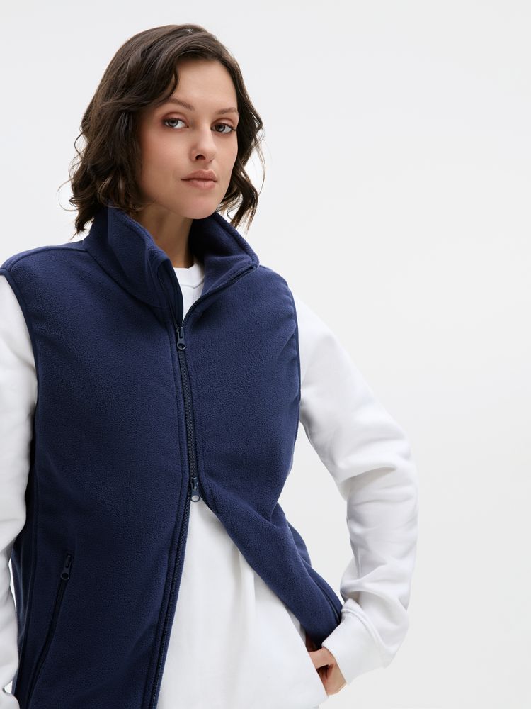 Жилет флисовый унисекс Ben Mac, темно-синий, размер 3XL