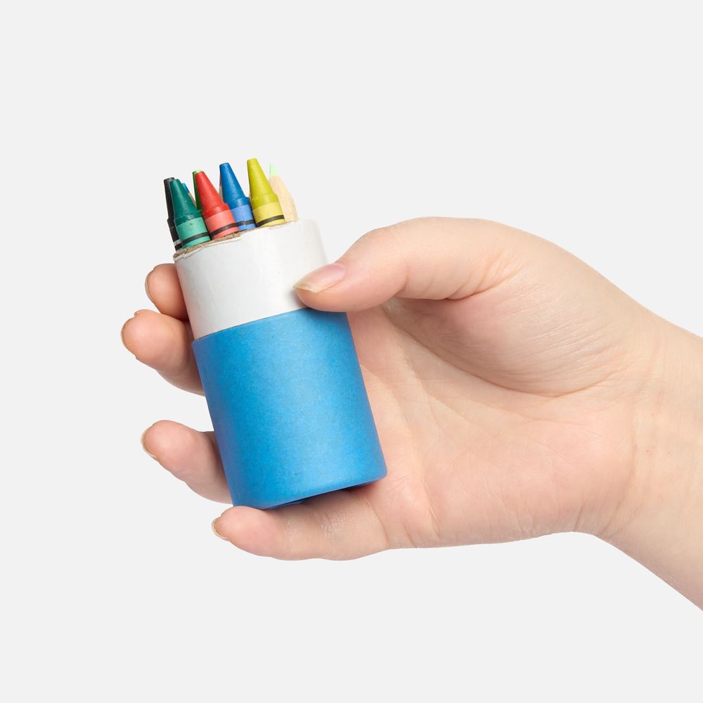 Набор цветных карандашей с мелками Kiddo Tube фото на сайте Print Logo.