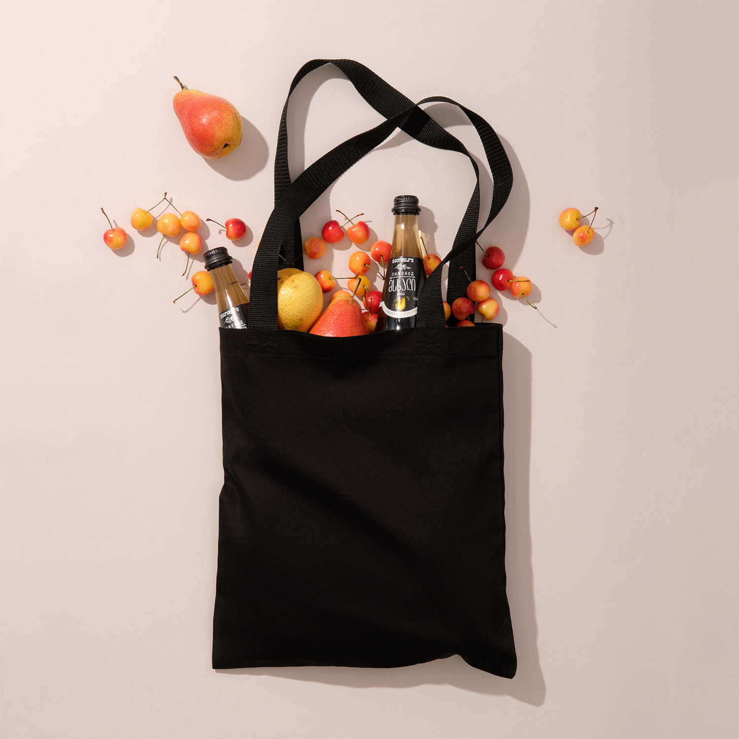 Сумка для покупок Nero NEO, черная фото на сайте Print Logo.