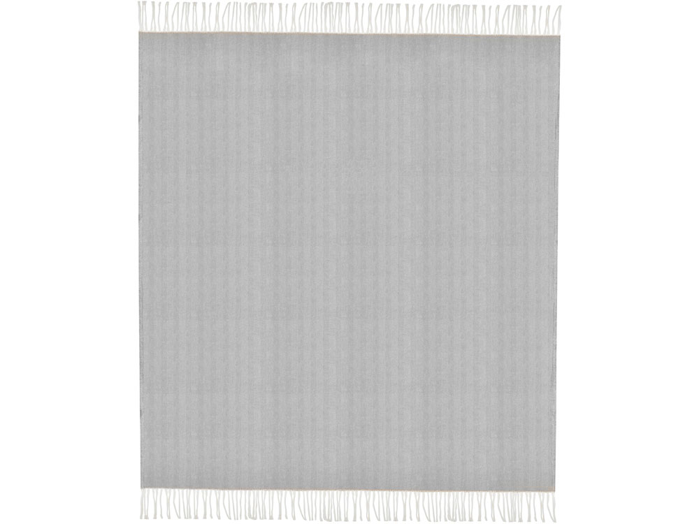 Плед Ёлочка 150х180 см. ПРЕМИУМ (серый однотонное) (Р)