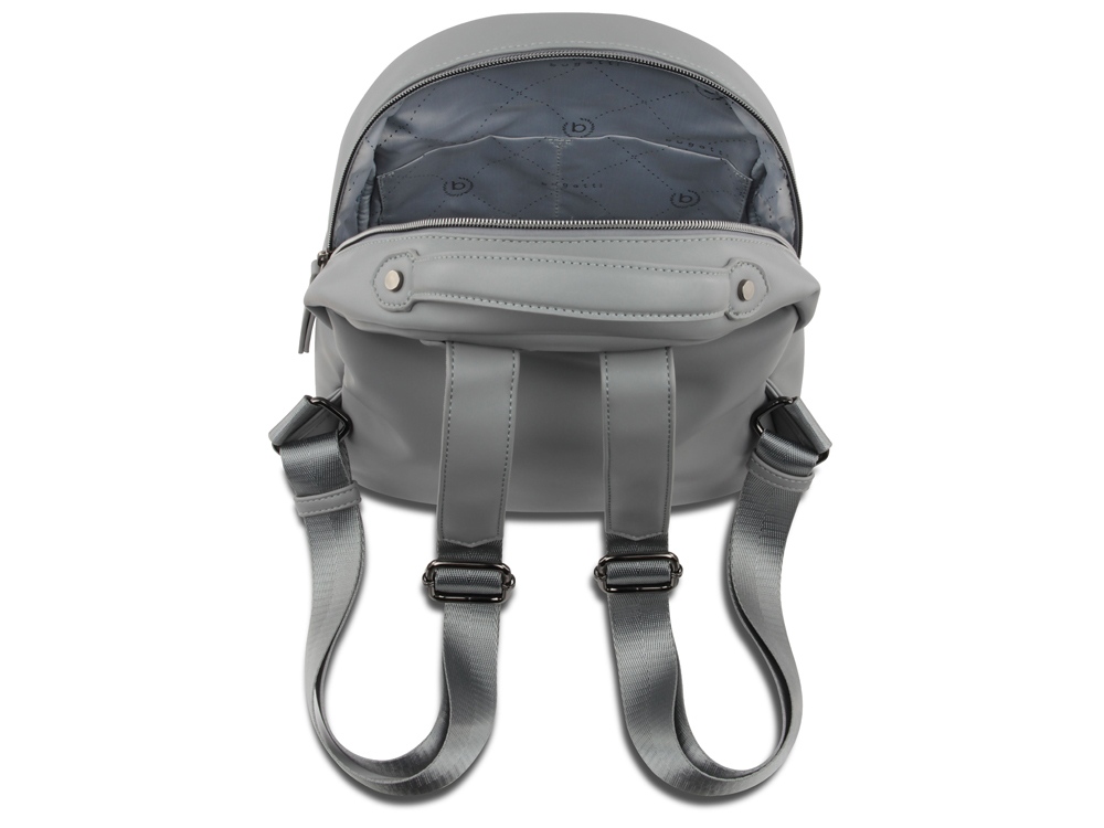 Рюкзак женский BUGATTI КАРА | CARA, серый, полиуретан, 25,5х11х27,5 см, 7 л
