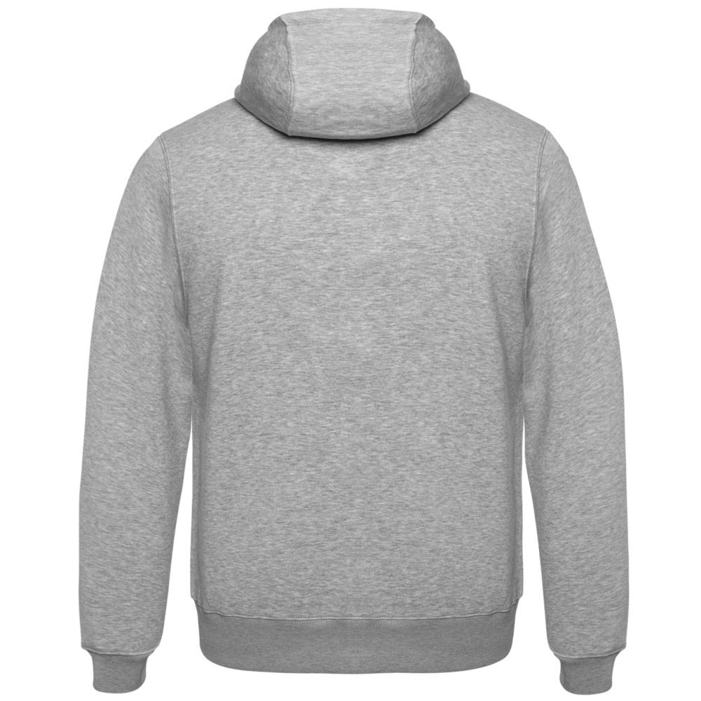 Толстовка мужская Hooded Full Zip серый меланж, размер XXL