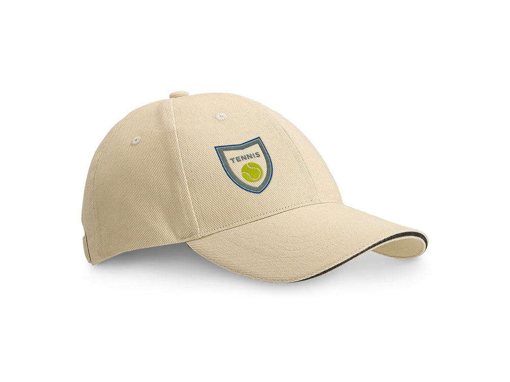 CHRISTOPHE. Бейсболка sandwich, Бежевый