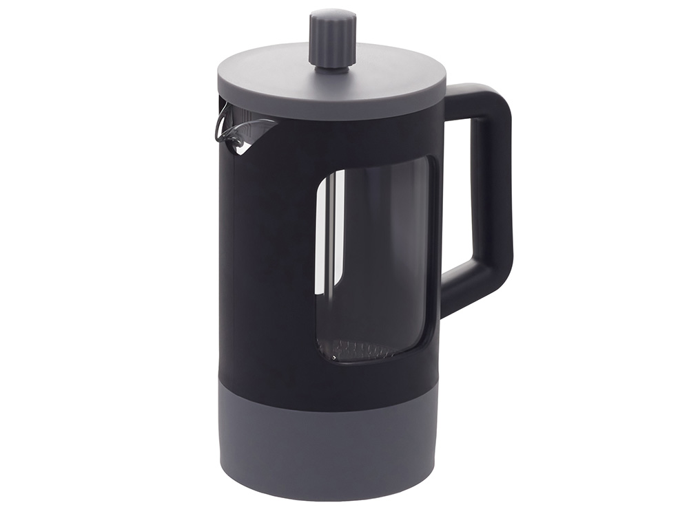 Френч-пресс Double Tone, черный-серый