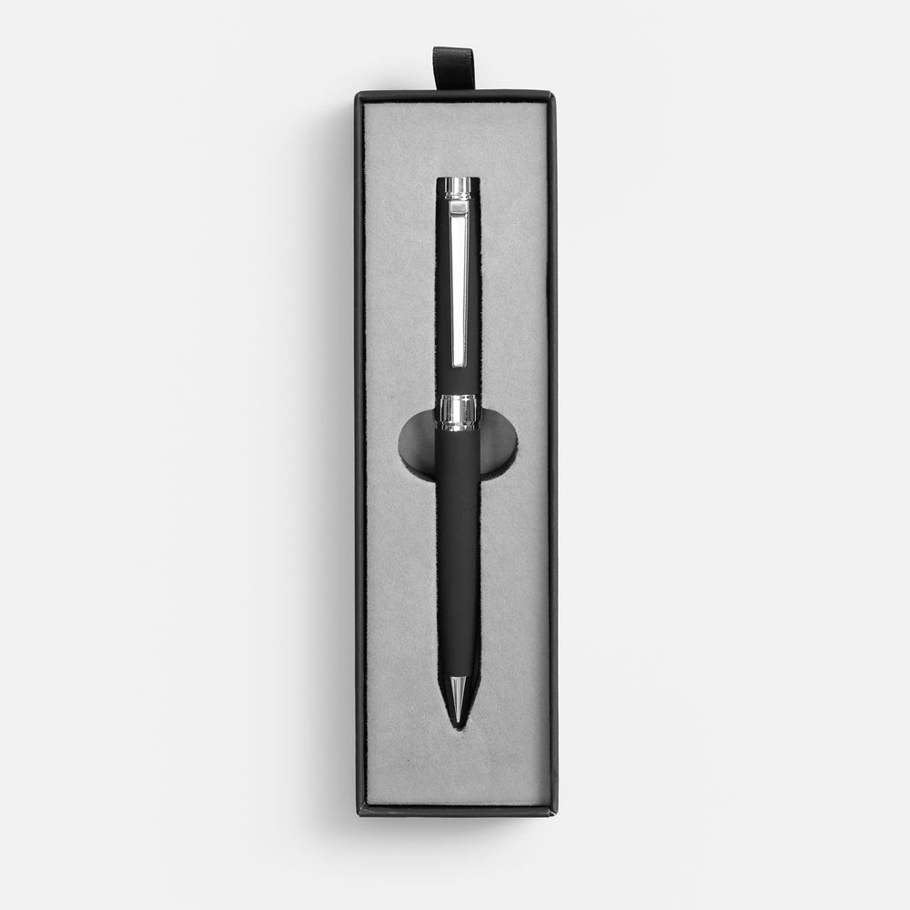 Ручка шариковая Broad Ring Soft Touch в футляре фото на сайте Print Logo.