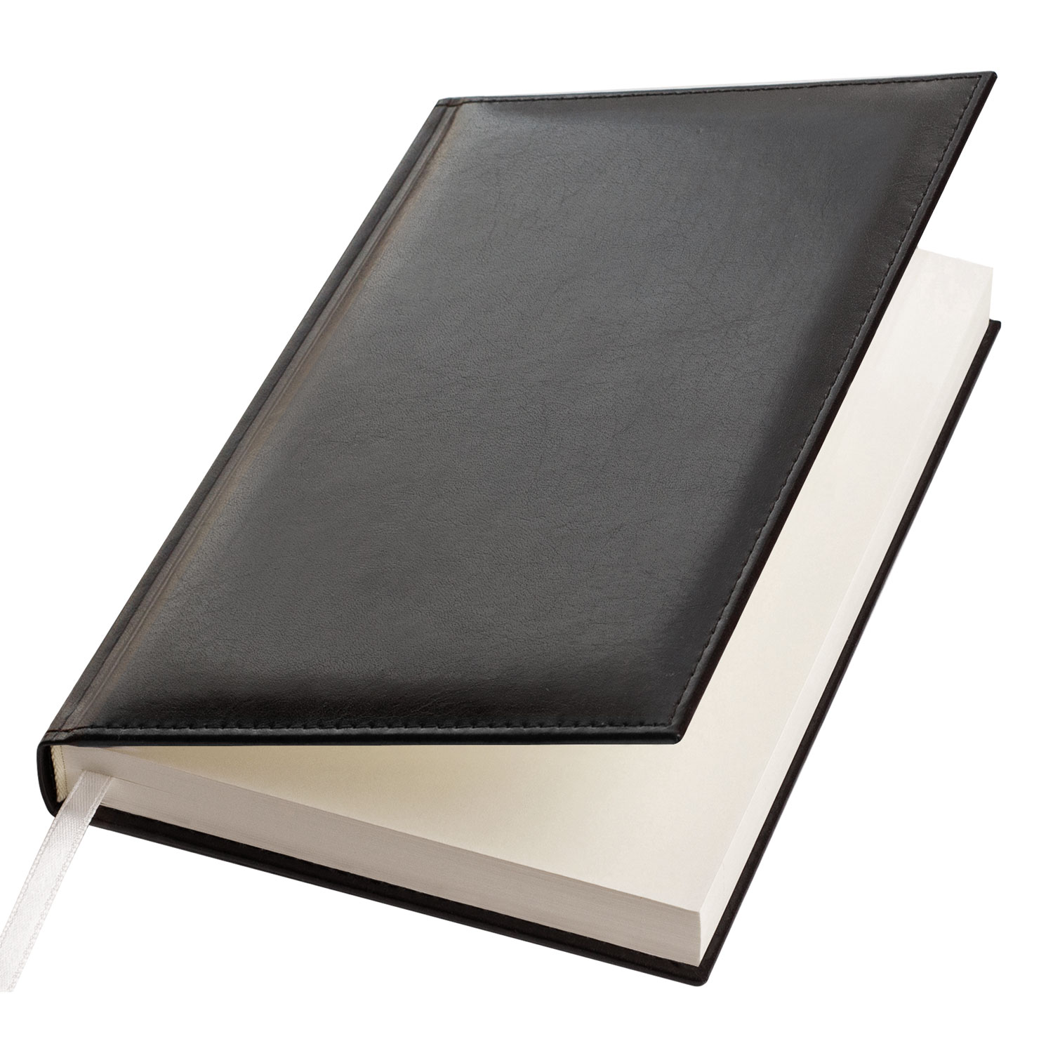 Ежедневник Madrid недатированный в подарочной коробке, коричневый (натур. кожа) фото на сайте Print Logo.