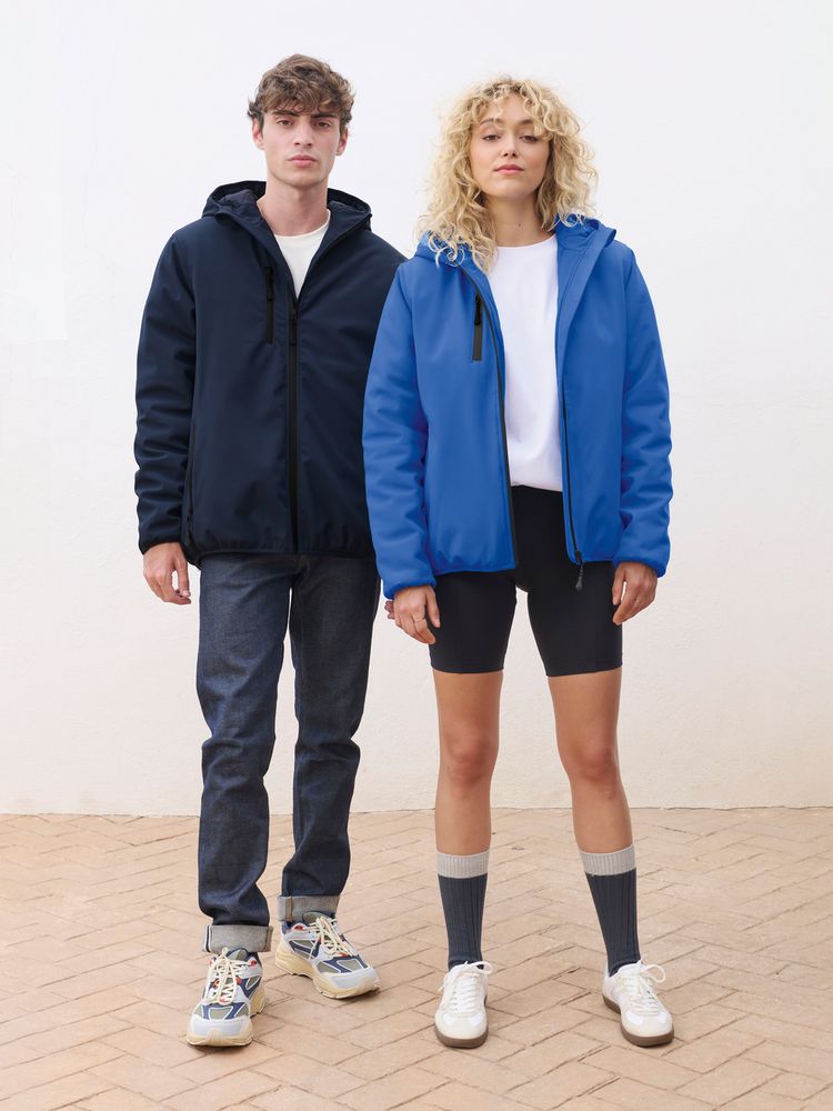 Куртка софтшелл с капюшоном мужская Falcon Men фото на сайте Print Logo.