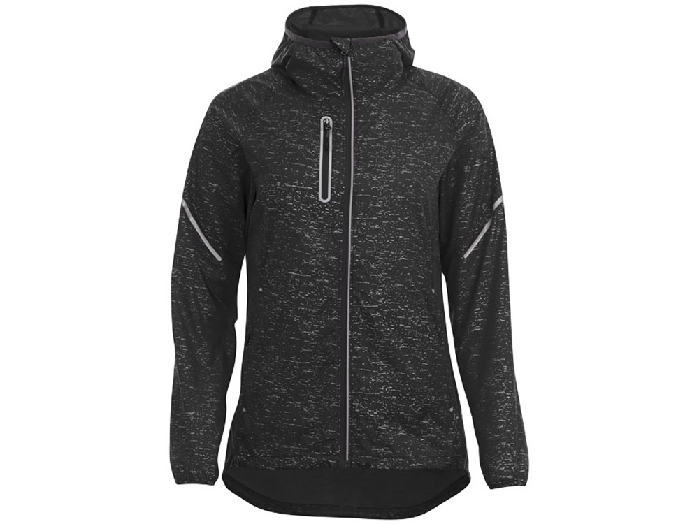 Куртка складная светоотражающая Signal женская, черный