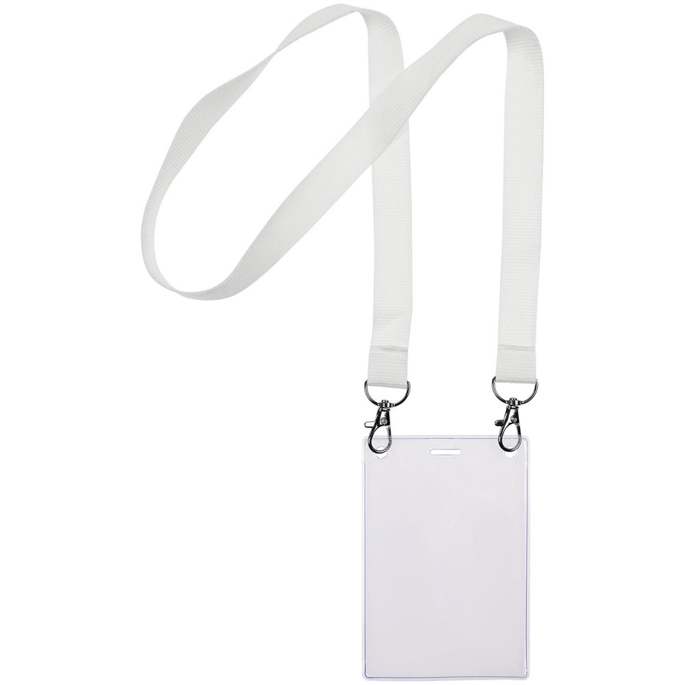 Карман для бейджа Lucent Maxi — пример нанесения логотипа (сделано в России) | Print Logo