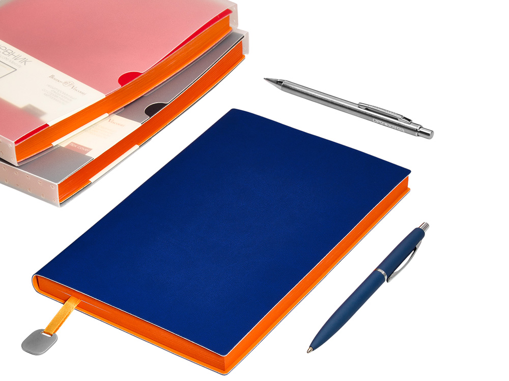 Ежедневник А5 недатированный Mercury, синий