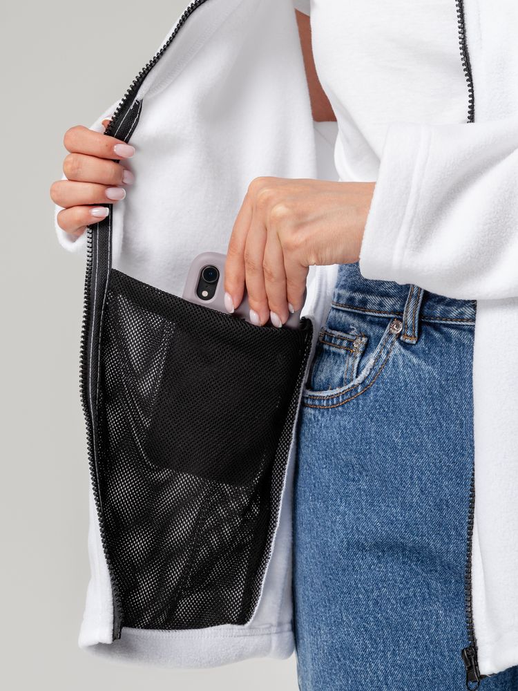 Куртка флисовая унисекс Manakin, зеленое яблоко, размер XL/XXL