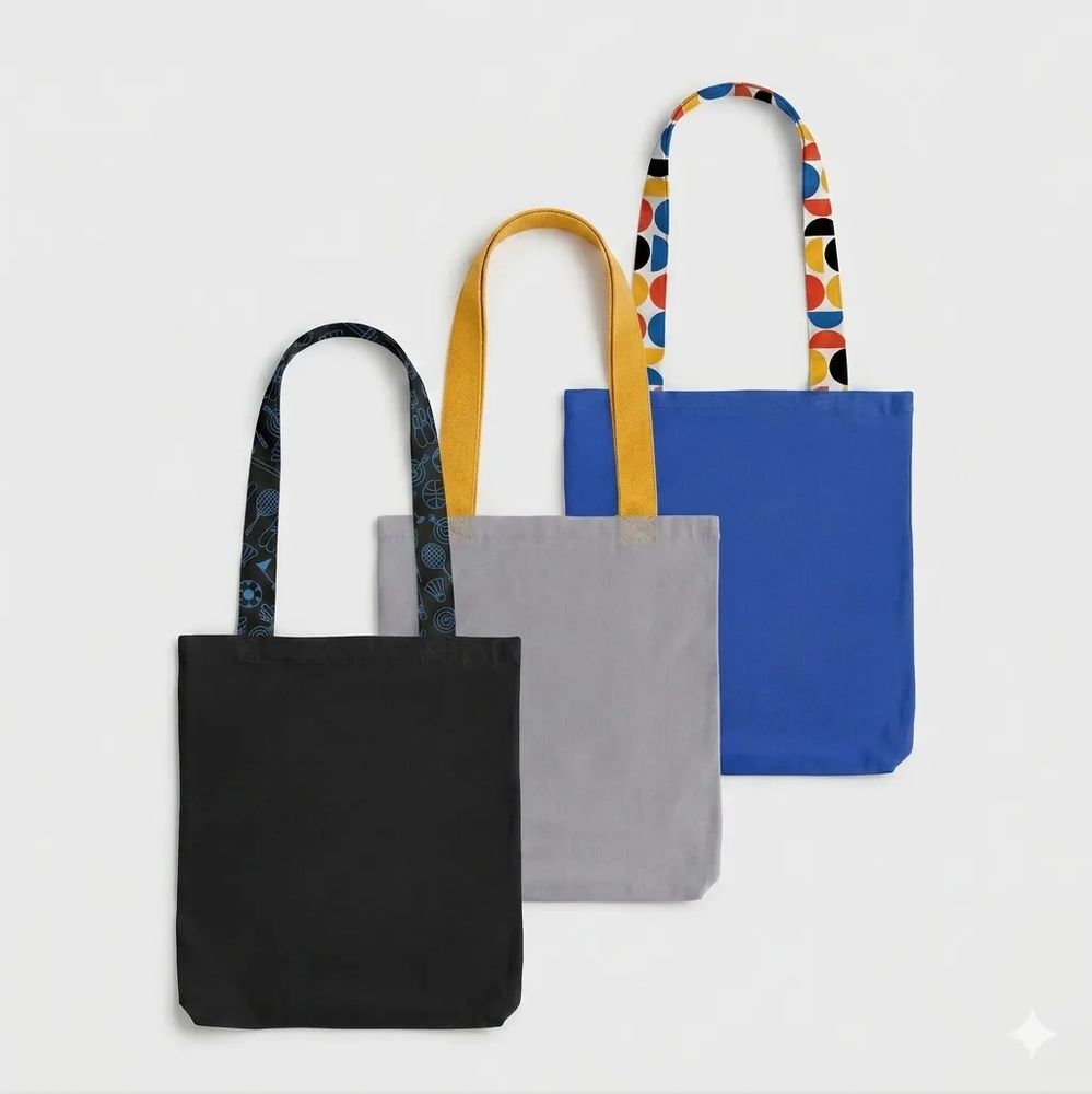 Шопер-конструктор Bolsa с узкими ручками с полноцветной печатью с логотипом  | Print Logo