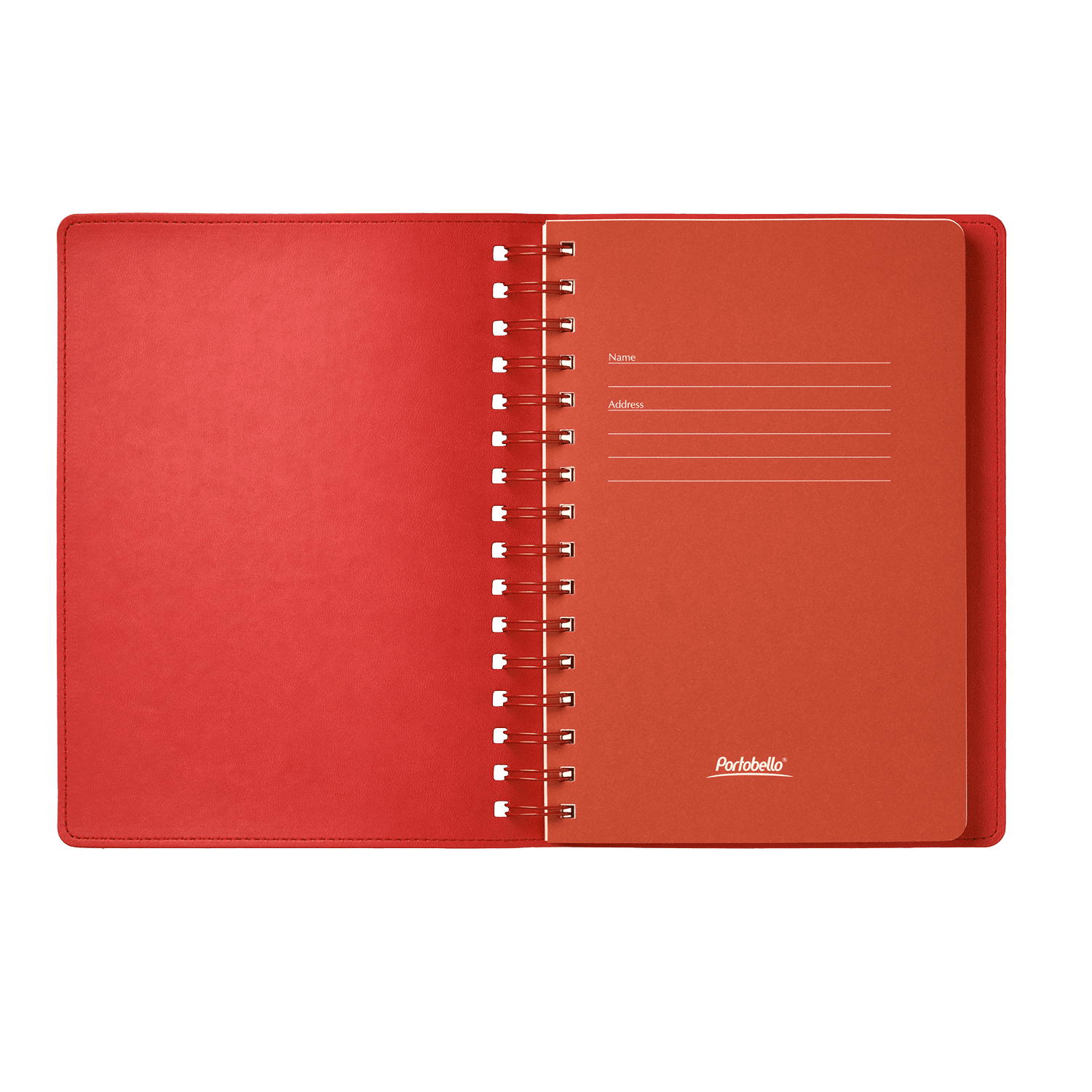 Ежедневник Виста (Vista) недатированный, черный/красный