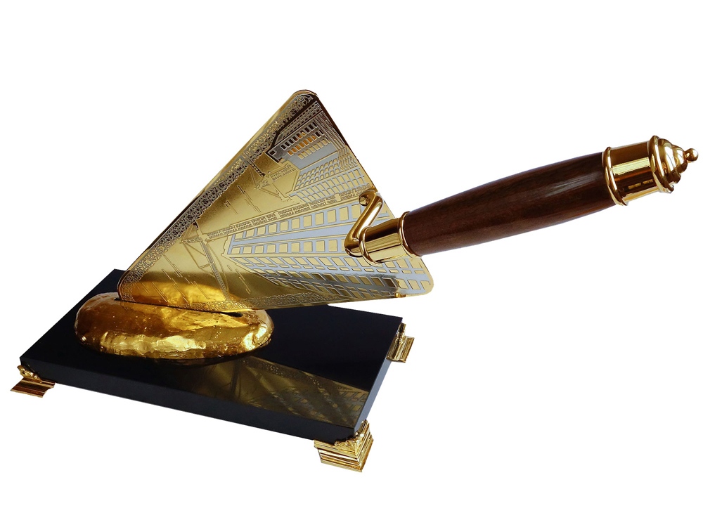 Подарок строителю Мастерок с логотипом  | Print Logo