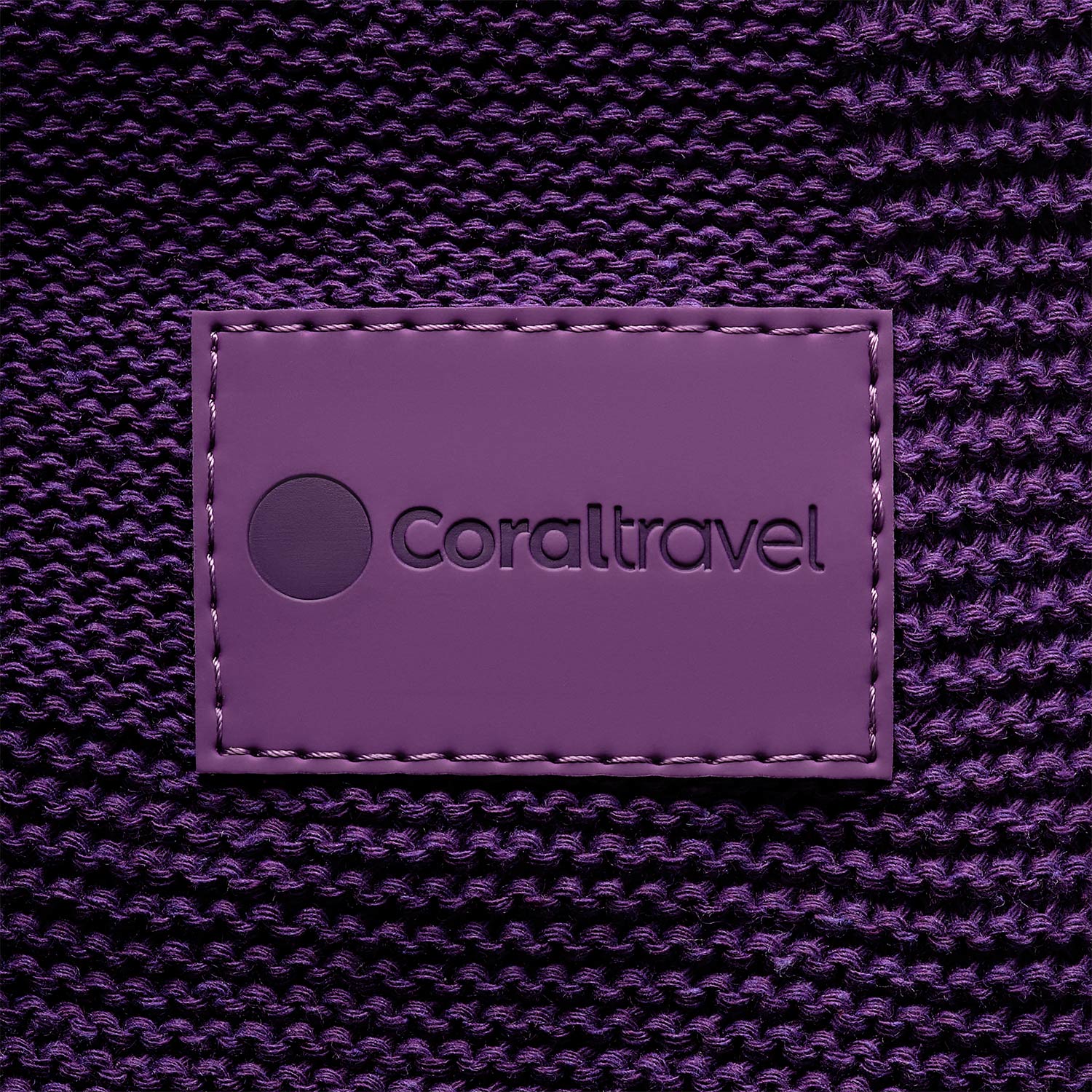 Плед Селла (Cella) вязаный, фиолетовый (без подарочной коробки)