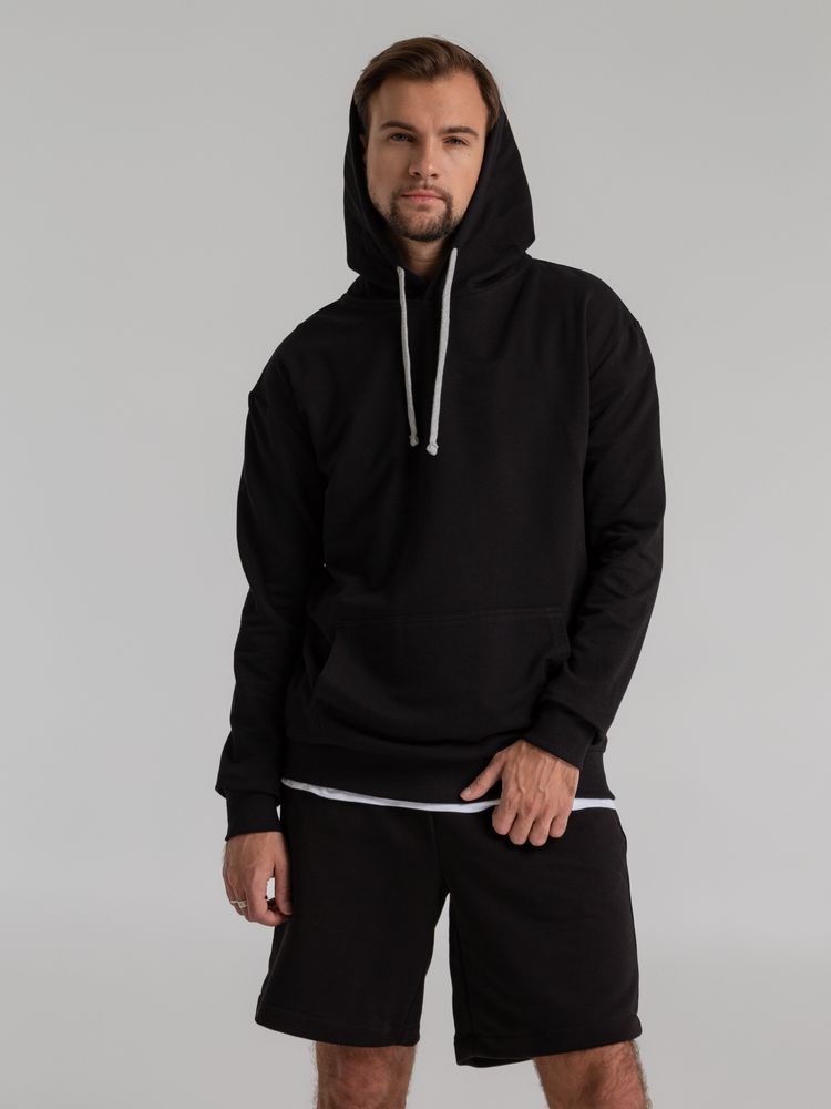 Толстовка с капюшоном Unit Kirenga черная, размер 3XL