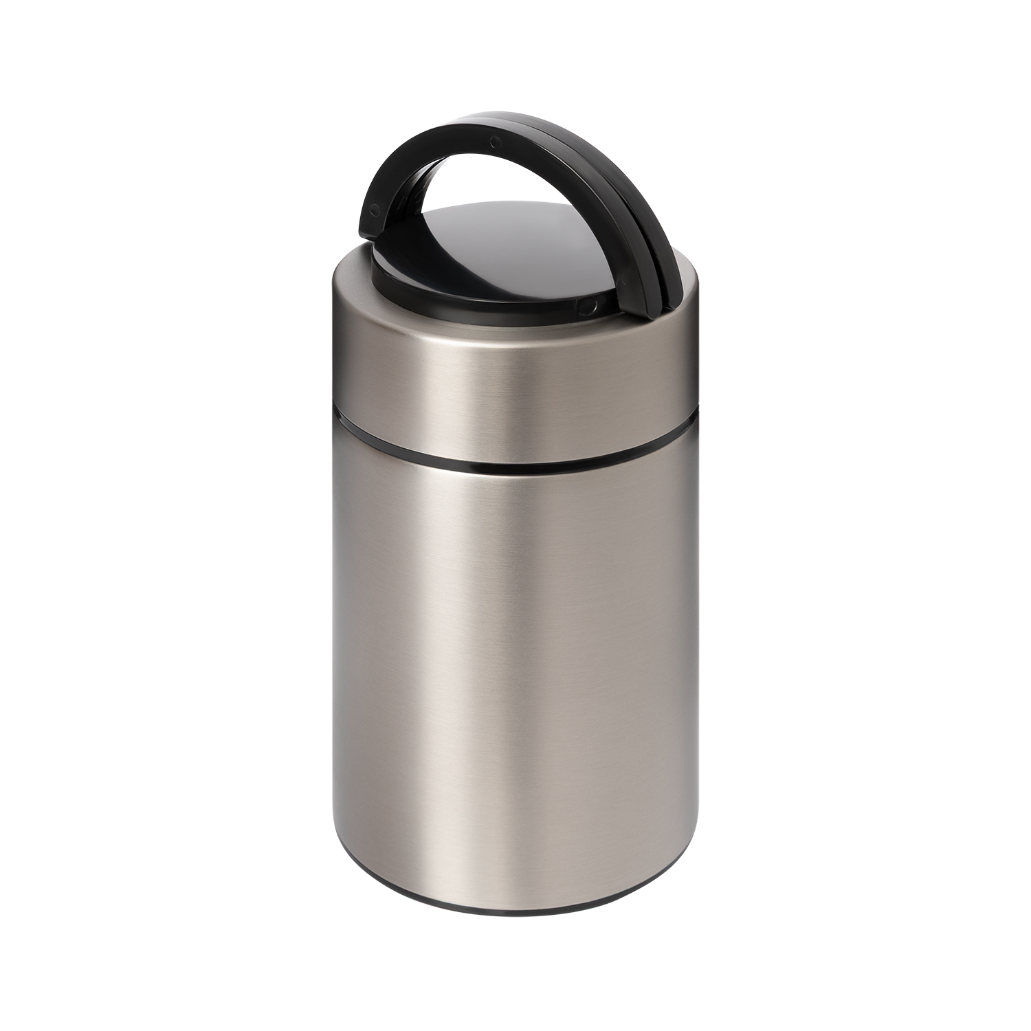 Термос для еды Бенто (Bento), серебряный фото на сайте Print Logo.