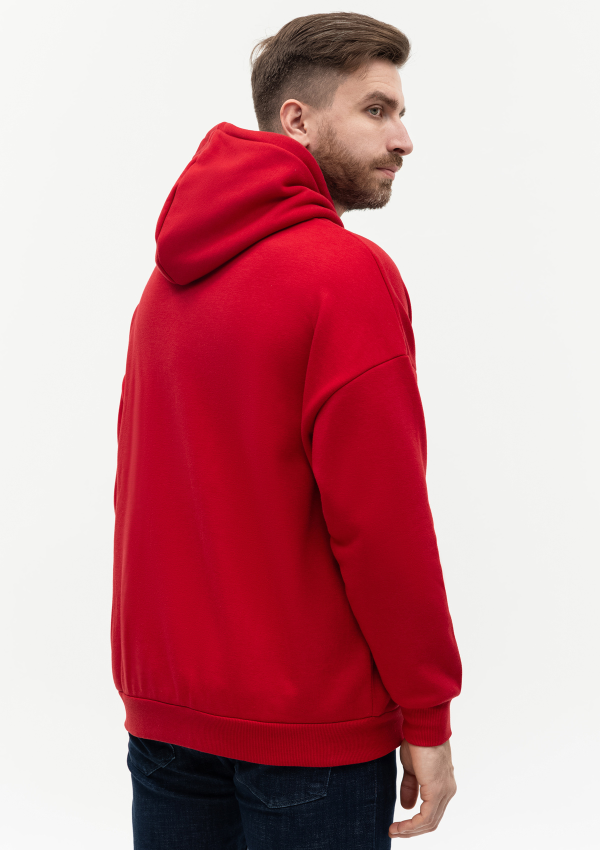 Худи унисекс STAN оверсайз интерсофт 320, 69, Т-красный,  (014)  (54/XXL)