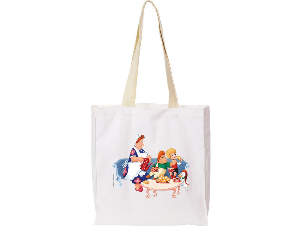 Сумка 250 г/м2 с донной складкой Карлсон с логотипом Союзмультфильм x Oasis | Print Logo
