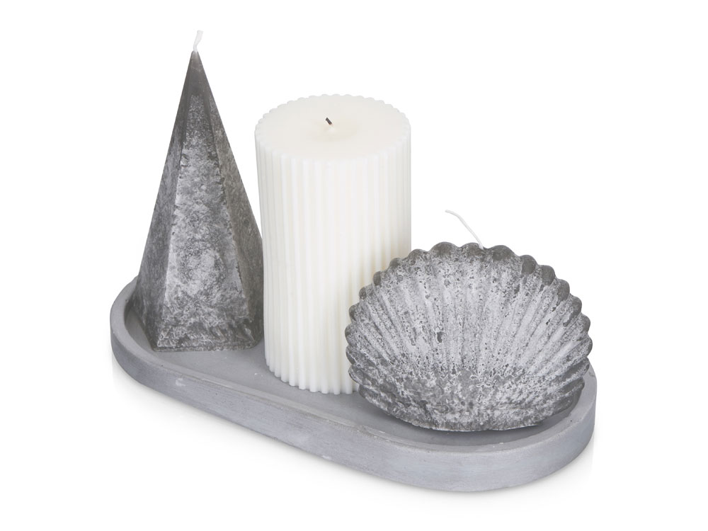 Набор свечей на подставке Posh с логотипом KIANA | Print Logo