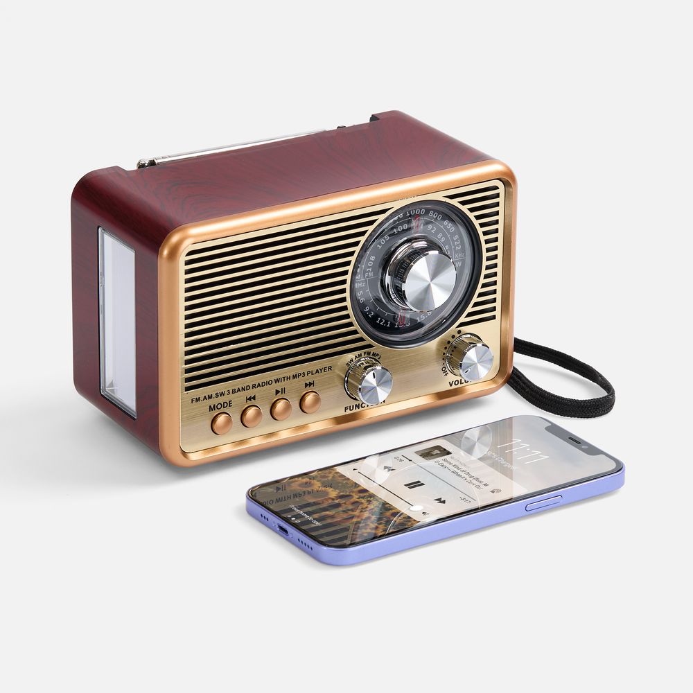 Bluetooth-колонка с радио Listenberg фото на сайте Print Logo.