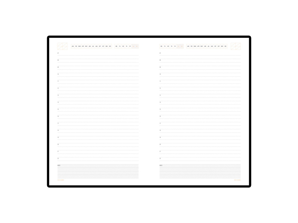 Ежедневник А5 недатированный Mercury, синий (Р)